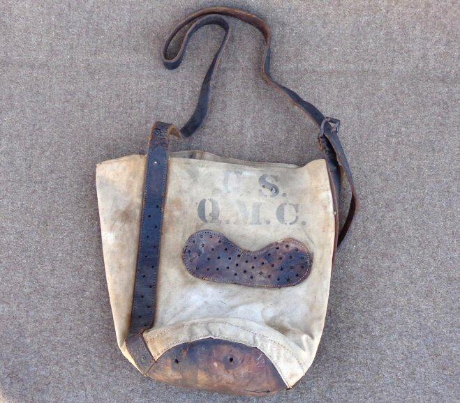 Nice Indian Wars Era US Cavalry Nose Feed Bag for Horse 