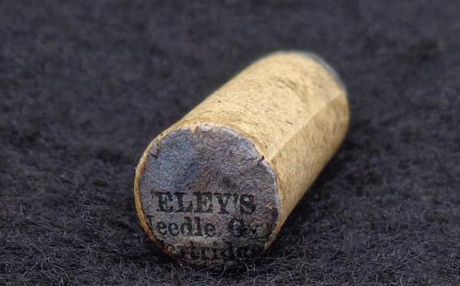 Very Fine Paper .41 Caliber "Eley Needle Gun Cartridge." 