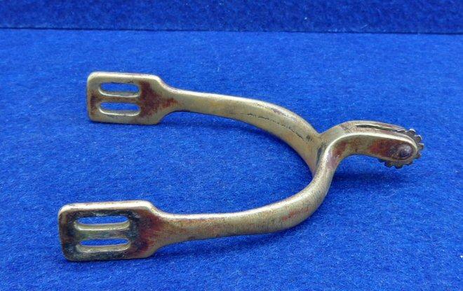 Nice Non Dug Post Civil War Military Style Brass Spur 