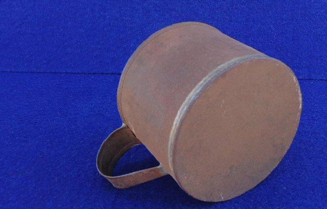 Nice Non-Regulation All Soldered Civil War Period Tin Cup - Same Size Pictured in Some Library of Congress Images 