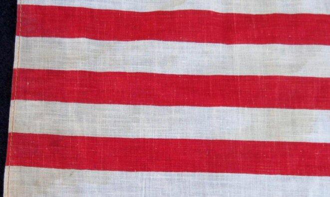 Nice ca. 1912-1959 48 Star U.S. Parade Flag on Original 32 Inch Staff - G.A.R. Parades, WWI, WWII Parades 