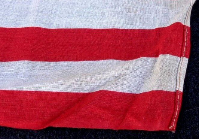 Nice ca. 1912-1959 48 Star U.S. Parade Flag on Original 32 Inch Staff - G.A.R. Parades, WWI, WWII Parades 