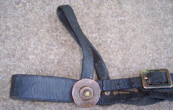Very Nice U.S. M1885 Cavalry Headstall w/Original Rosettes & Hardware  