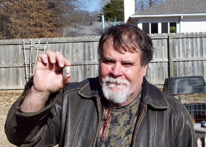 Jack Ferguson with his Cosmopolitan Type II bullet !