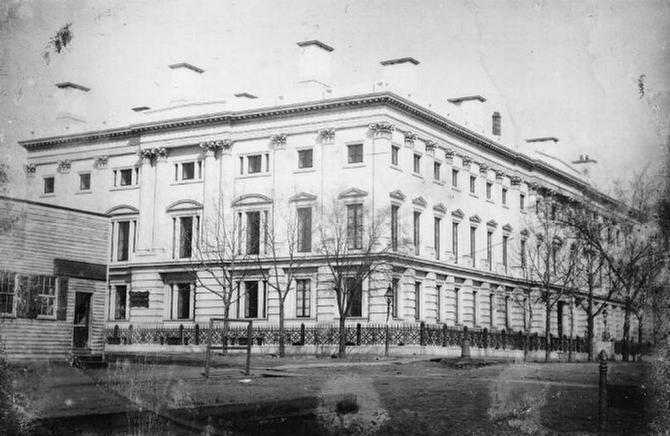 Library of Congress Image of the Same General Post Office as it appeared in 1846. 
