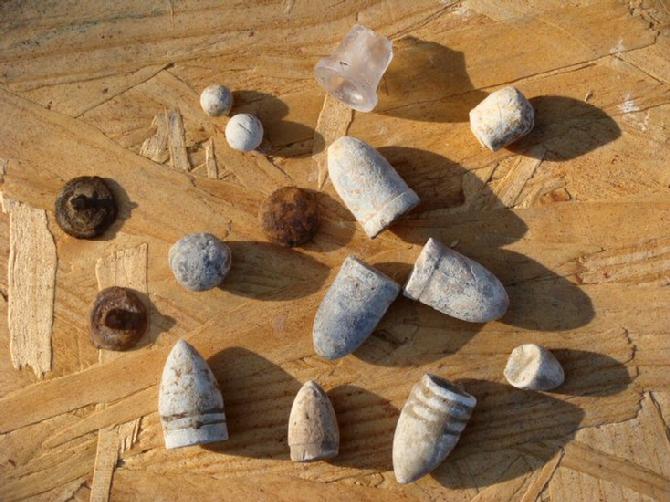 Artifacts Recovered by Bob Thomas, near Little Rock, Arkansas.