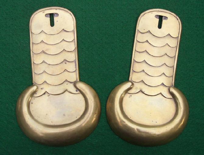 Nice Pair Of Non-Dug Epaulets or Shoulder Scales 