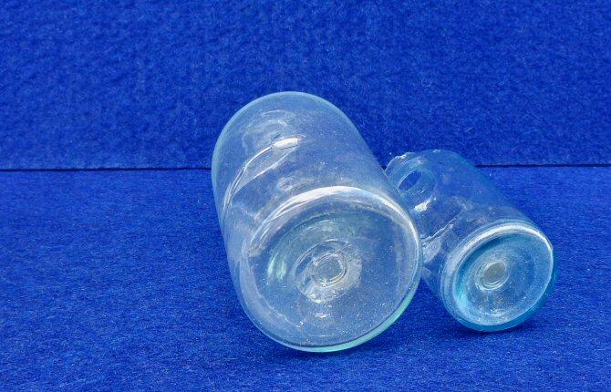 Nice Pair of Pre-Civil War to Civil War Period Pontilled "Puff" or General Purpose Bottles 