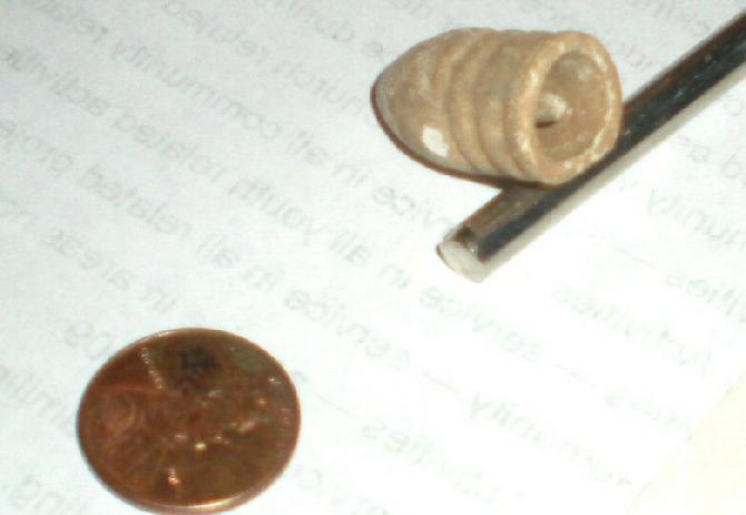Gordon McCain's unusual very high teat-base .54 bullet .